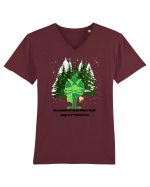 Grinch vibes Tricou mânecă scurtă guler V Bărbat Presenter