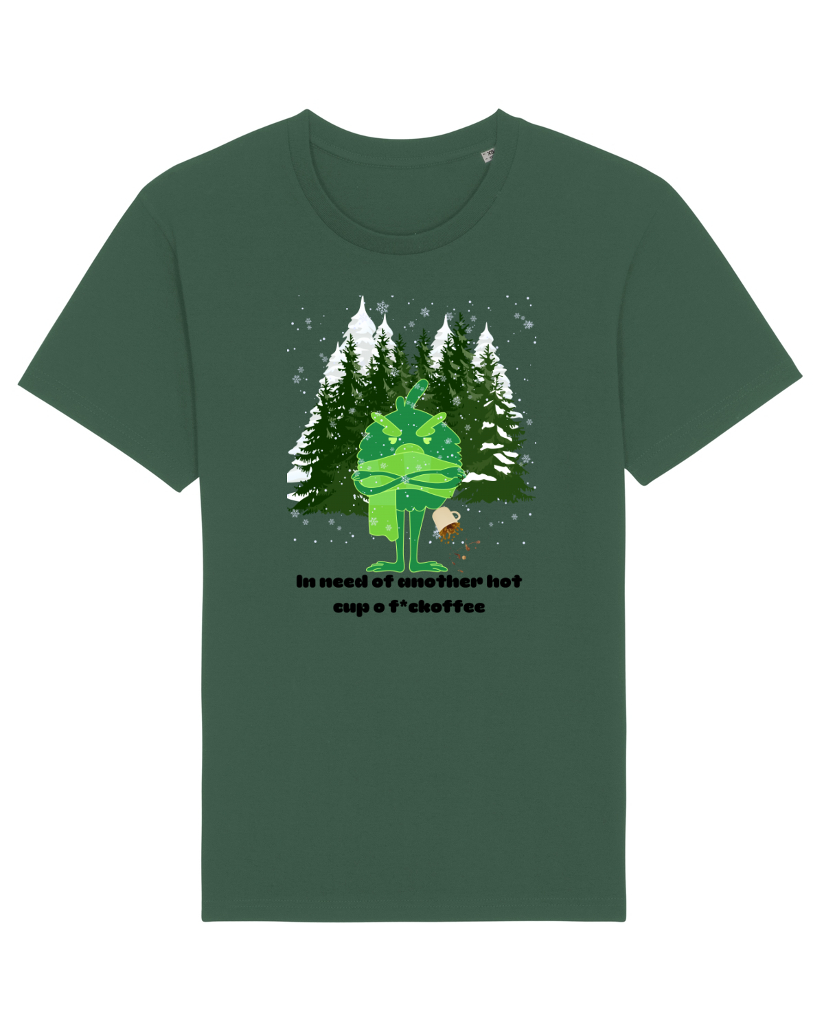 Tricou mânecă scurtă Unisex Rocker Bottle Green