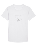 Plan Tricou mânecă scurtă guler larg Bărbat Skater