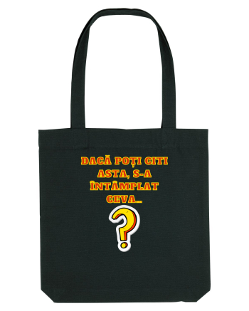 DACĂ POȚI CITI ASTA, S-A ÎNTÂMPLAT CEVA... Black