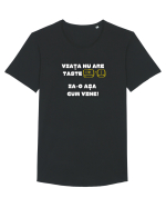 VIAȚA NU ARE TASTE CTRL + Z Tricou mânecă scurtă guler larg Bărbat Skater