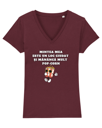 MINTEA MEA ESTE UN LOC CIUDAT Burgundy