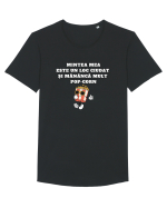 MINTEA MEA ESTE UN LOC CIUDAT Tricou mânecă scurtă guler larg Bărbat Skater