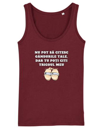 POȚI CITI TRICOUL MEU! Burgundy