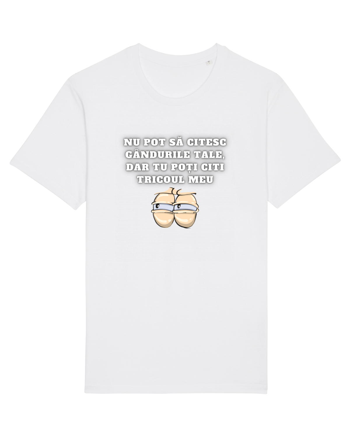 Tricou mânecă scurtă Unisex Rocker White