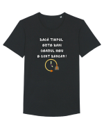 DACĂ TIMPUL ESTE BANI... Tricou mânecă scurtă guler larg Bărbat Skater