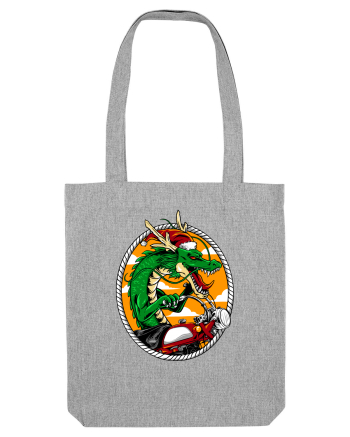 SANTA DRAGON RIDER Heather Grey