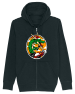 SANTA DRAGON RIDER Hanorac cu fermoar Unisex Connector