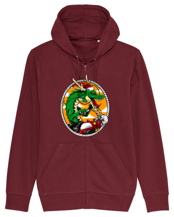 SANTA DRAGON RIDER Burgundy