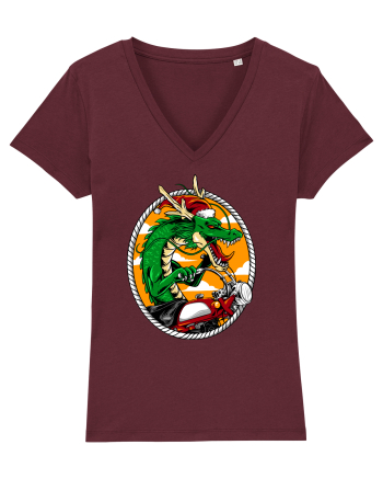 SANTA DRAGON RIDER Burgundy