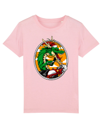 SANTA DRAGON RIDER Cotton Pink