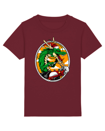 SANTA DRAGON RIDER Burgundy