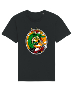 SANTA DRAGON RIDER Tricou mânecă scurtă Unisex Rocker