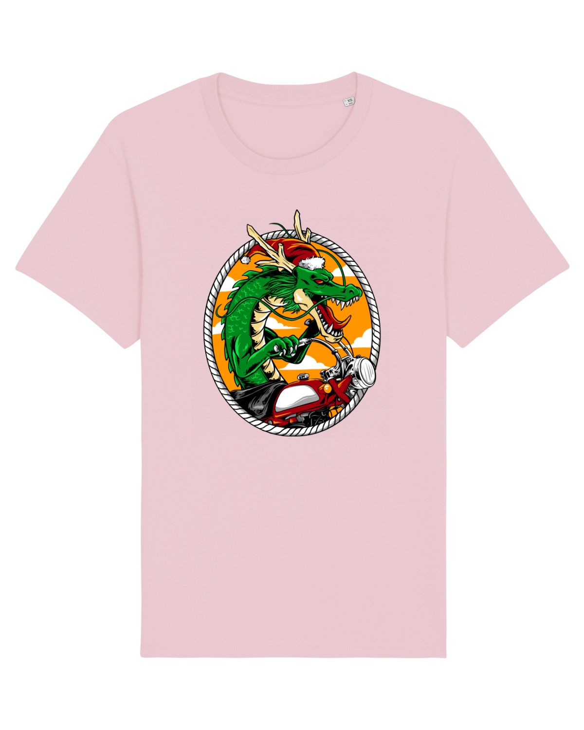 Tricou mânecă scurtă Unisex Rocker Cotton Pink
