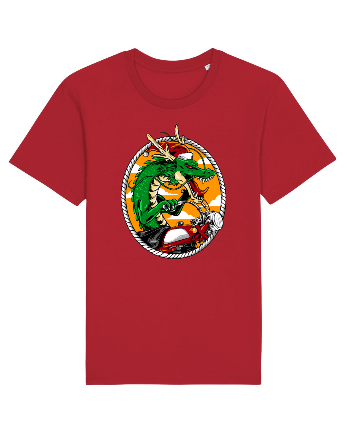 Tricou mânecă scurtă Unisex Rocker Red