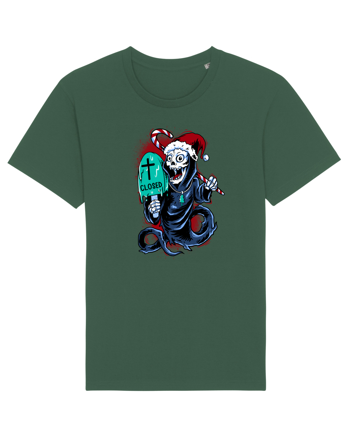 Tricou mânecă scurtă Unisex Rocker Bottle Green