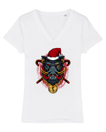 GOLDEN SANTA BOAR White