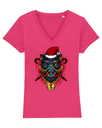 GOLDEN SANTA BOAR Raspberry