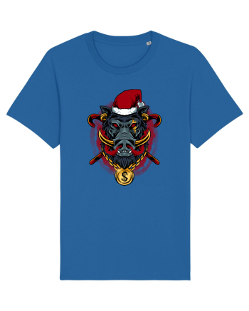 GOLDEN SANTA BOAR Royal Blue