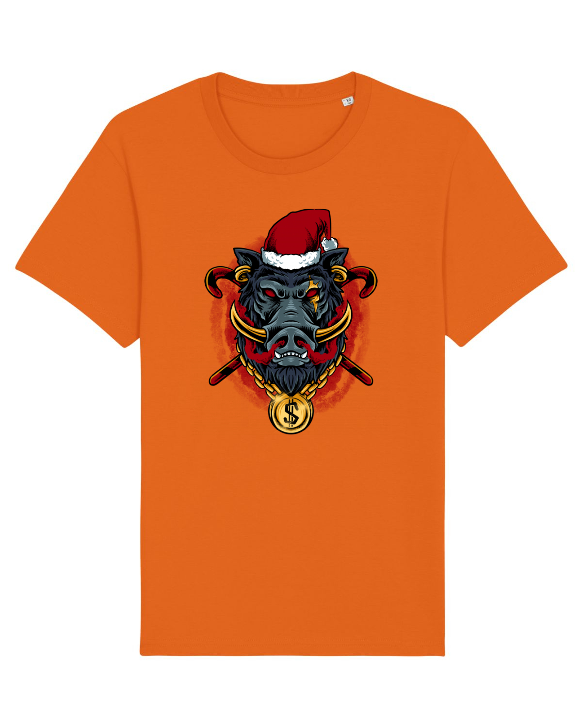 Tricou mânecă scurtă Unisex Rocker Bright Orange