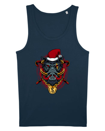 GOLDEN SANTA BOAR Navy