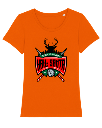 HAIL SANTA Bright Orange