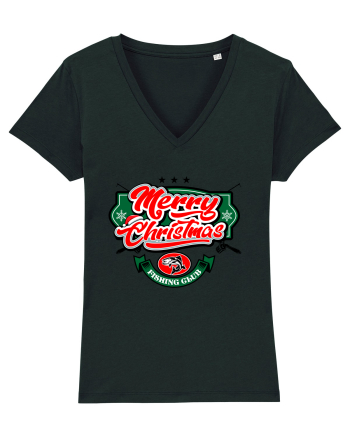 Merry christmas Fishing Club Black