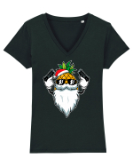 KILLER PINEAPPLE SANTA Tricou mânecă scurtă guler V Damă Evoker