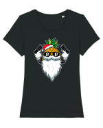 KILLER PINEAPPLE SANTA Tricou mânecă scurtă guler larg fitted Damă Expresser