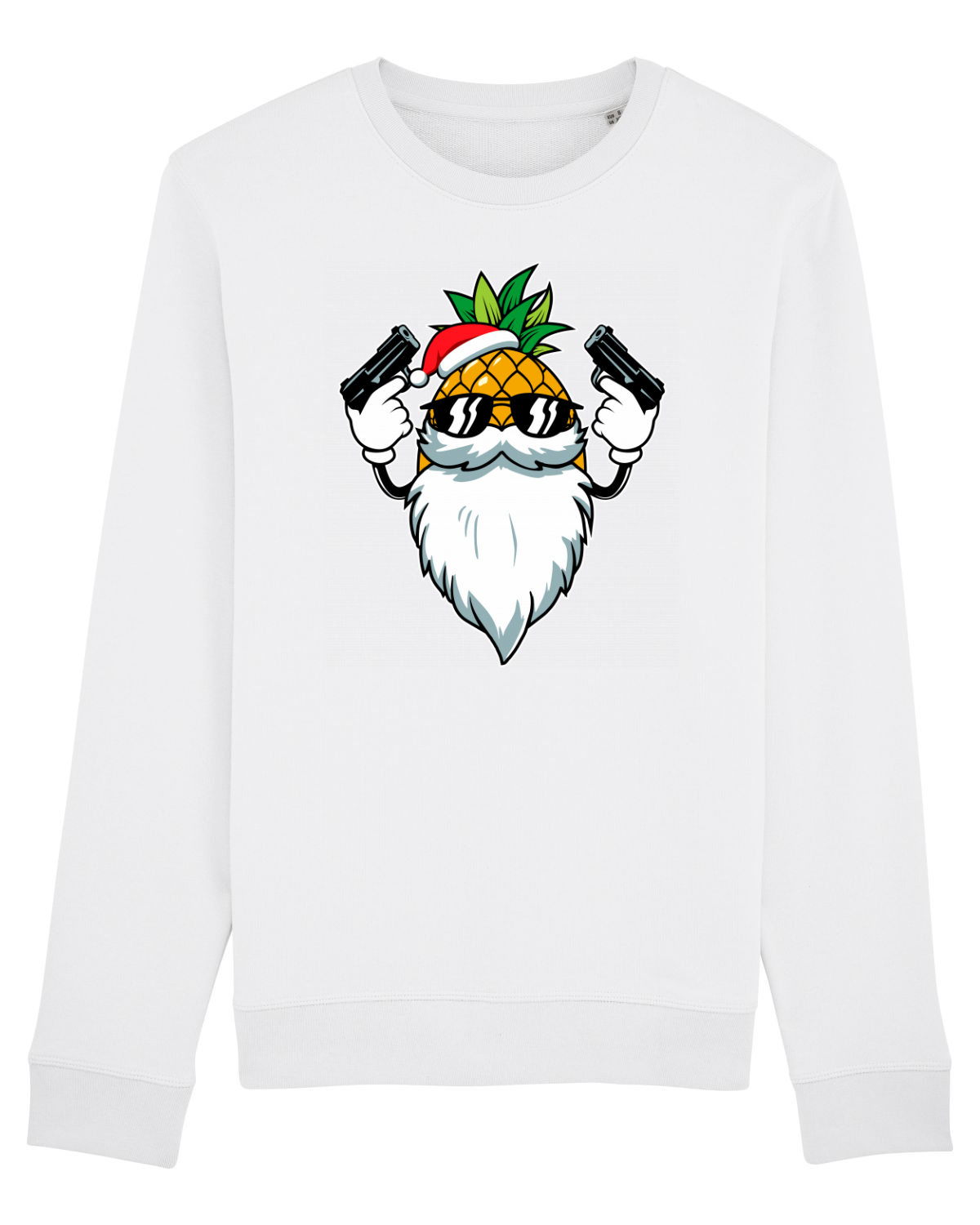 Bluză mânecă lungă Unisex Rise White