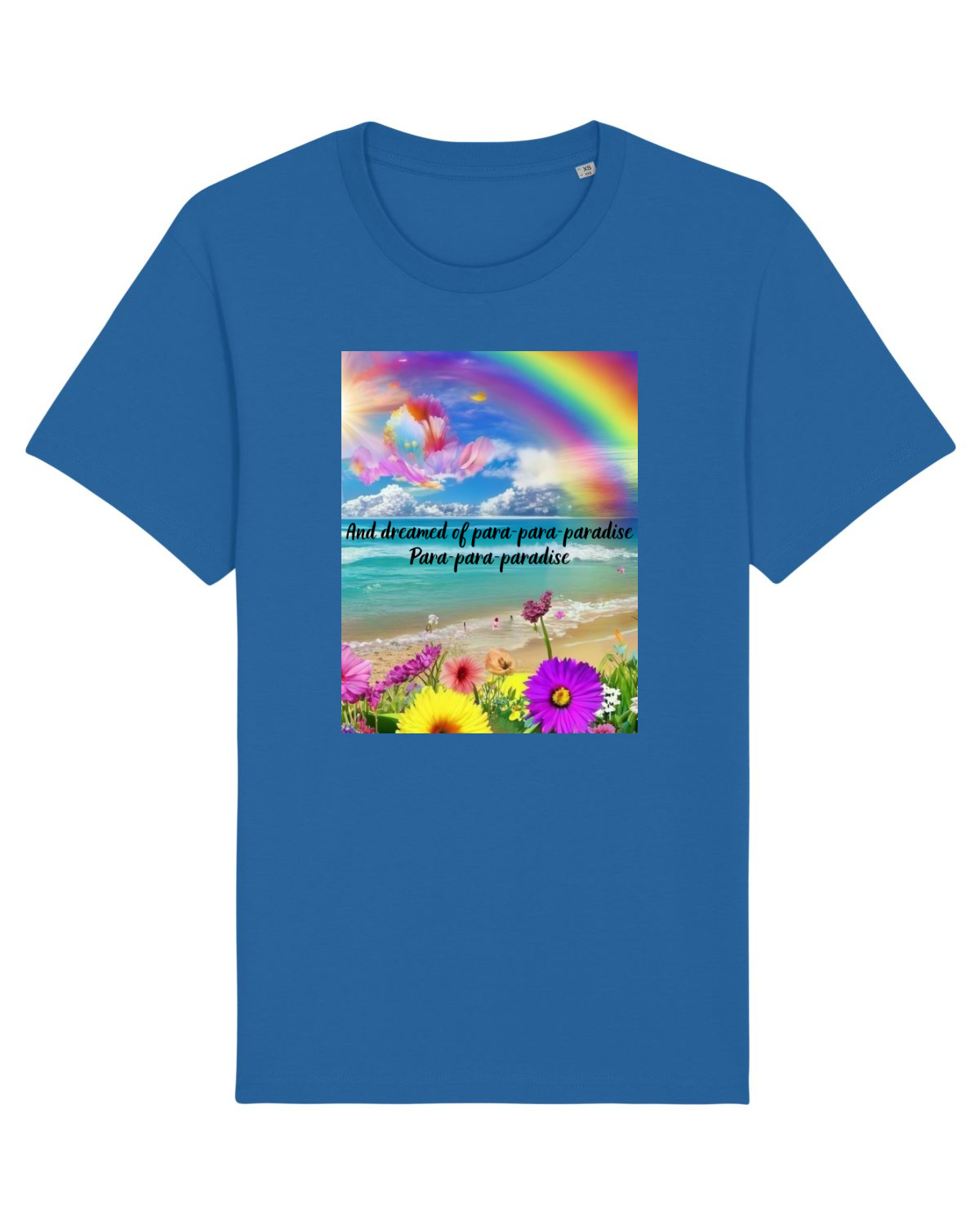 Tricou mânecă scurtă Unisex Rocker Royal Blue