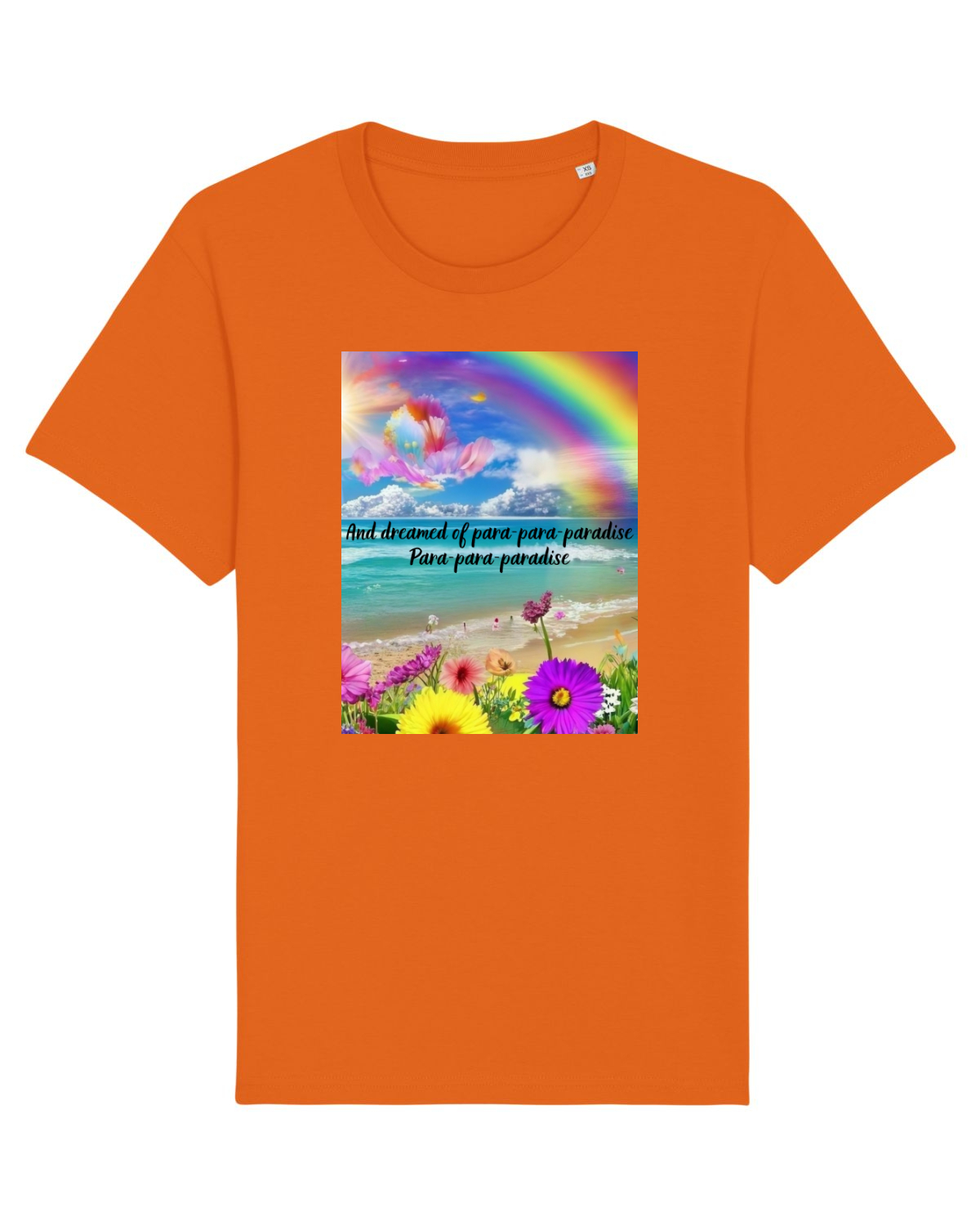 Tricou mânecă scurtă Unisex Rocker Bright Orange