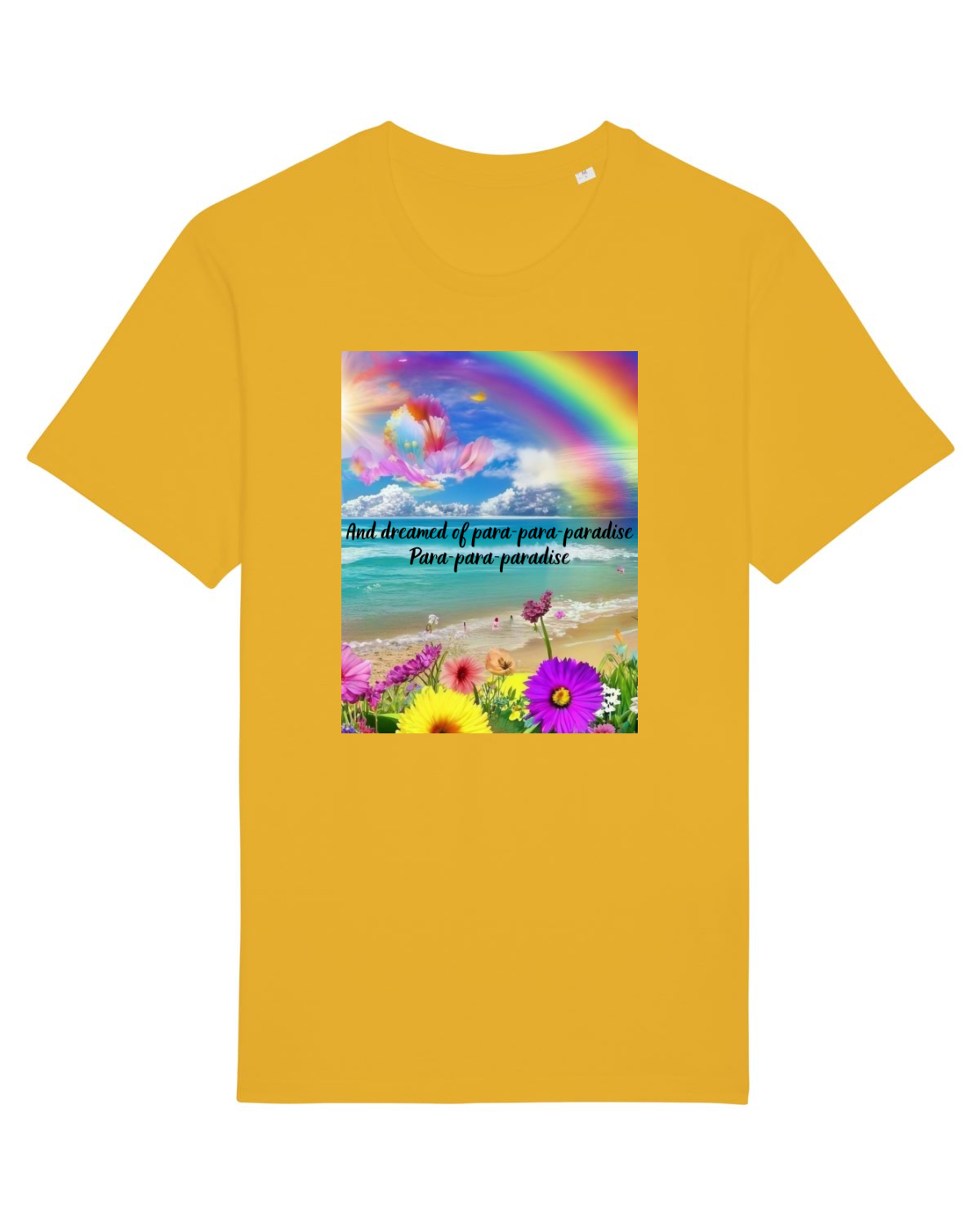 Tricou mânecă scurtă Unisex Rocker Spectra Yellow