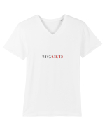 UNCLAIMED Tricou mânecă scurtă guler V Bărbat Presenter