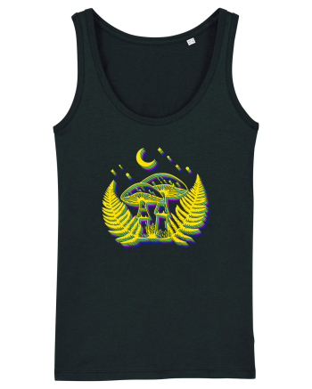Neon mushrooms Black