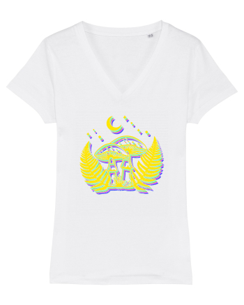 Neon mushrooms White
