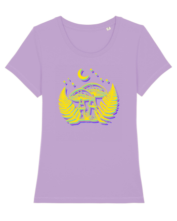 Neon mushrooms Lavender Dawn