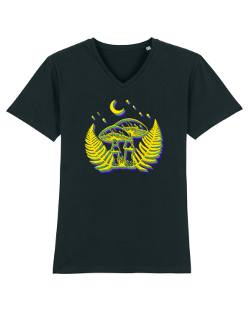 Neon mushrooms Black
