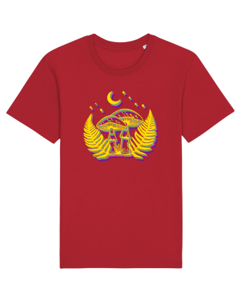 Neon mushrooms Red