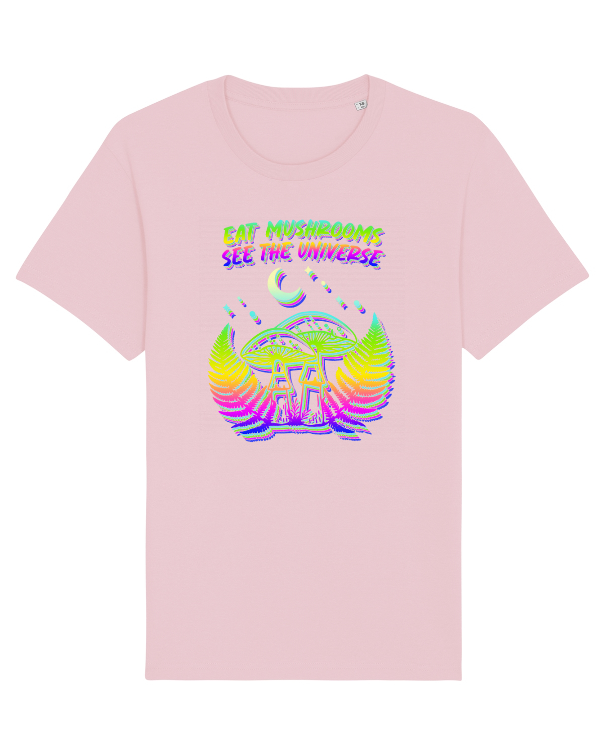 Tricou mânecă scurtă Unisex Rocker Cotton Pink