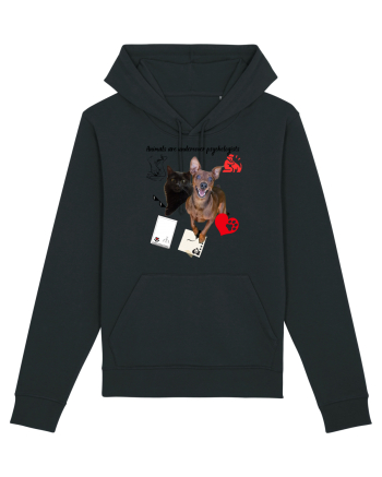 Animals are undercover psychologists Black