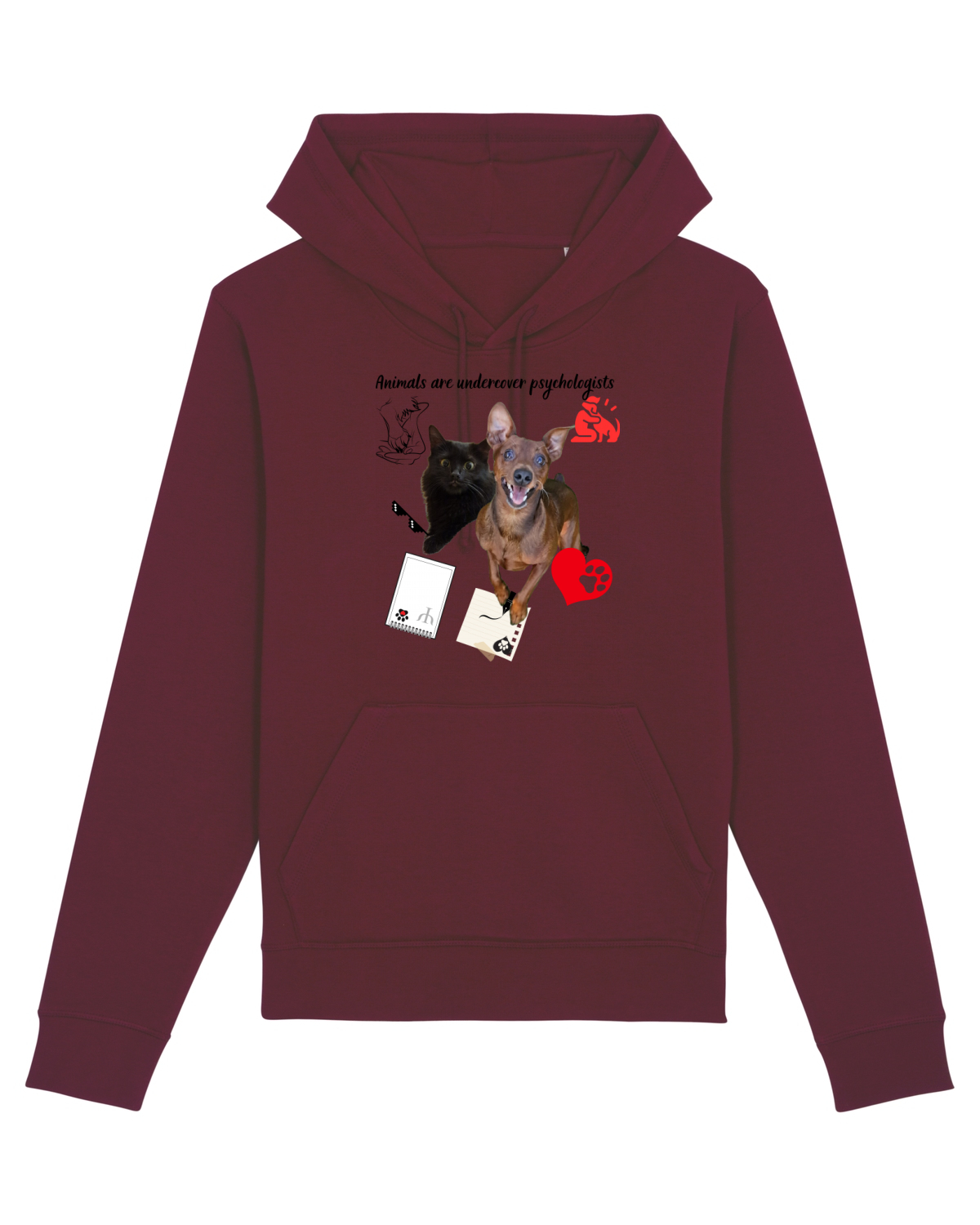 Hanorac Unisex Drummer Burgundy