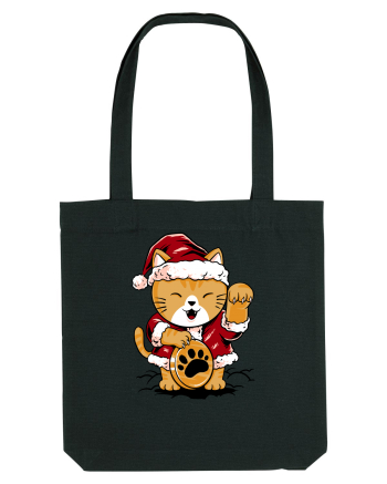 LUCKY MEOW SANTA Black