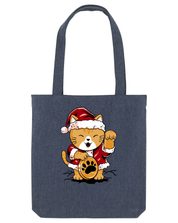 LUCKY MEOW SANTA Midnight Blue