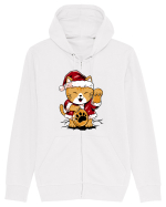 LUCKY MEOW SANTA Hanorac cu fermoar Unisex Connector