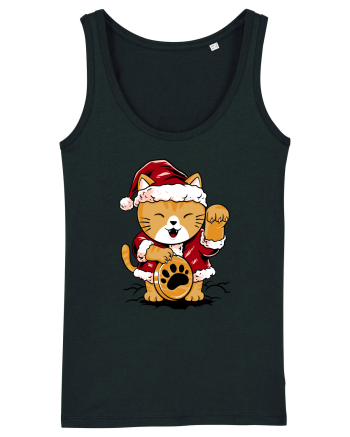 LUCKY MEOW SANTA Black