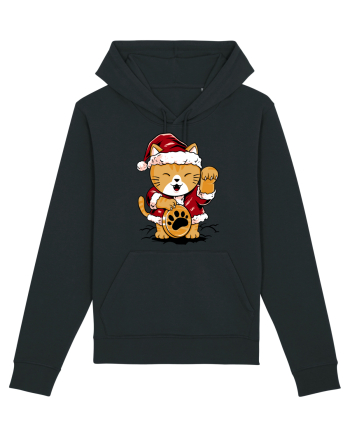 LUCKY MEOW SANTA Black