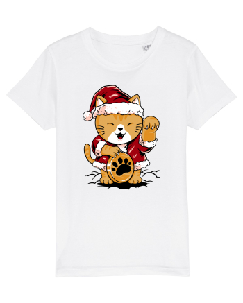 LUCKY MEOW SANTA White