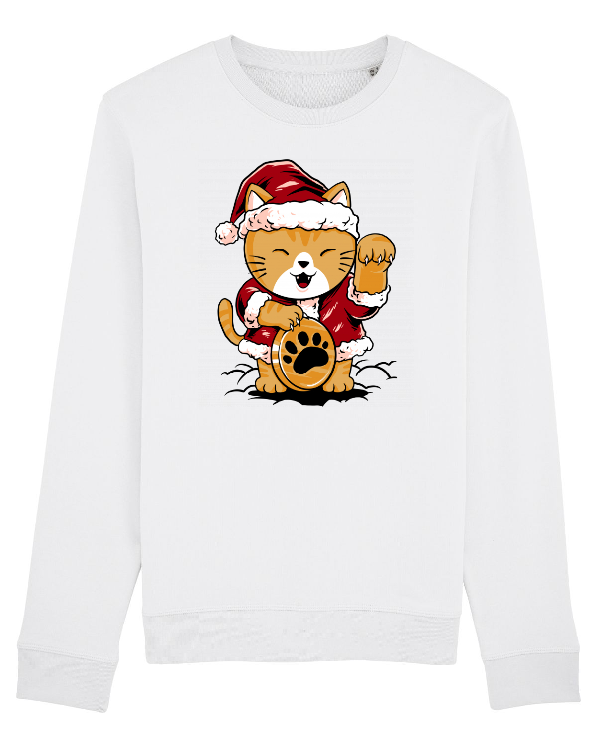 Bluză mânecă lungă Unisex Rise White