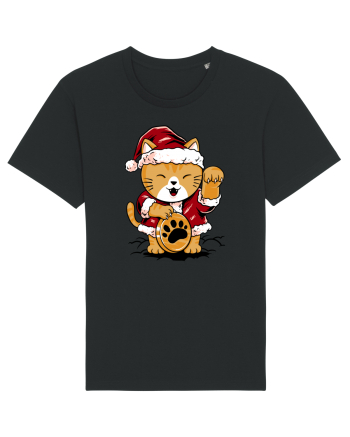 LUCKY MEOW SANTA Black